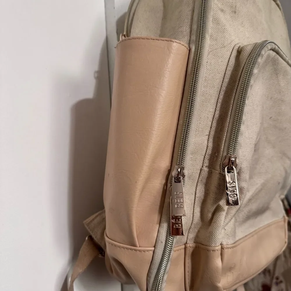 Beis The Travel Backpack in Beige